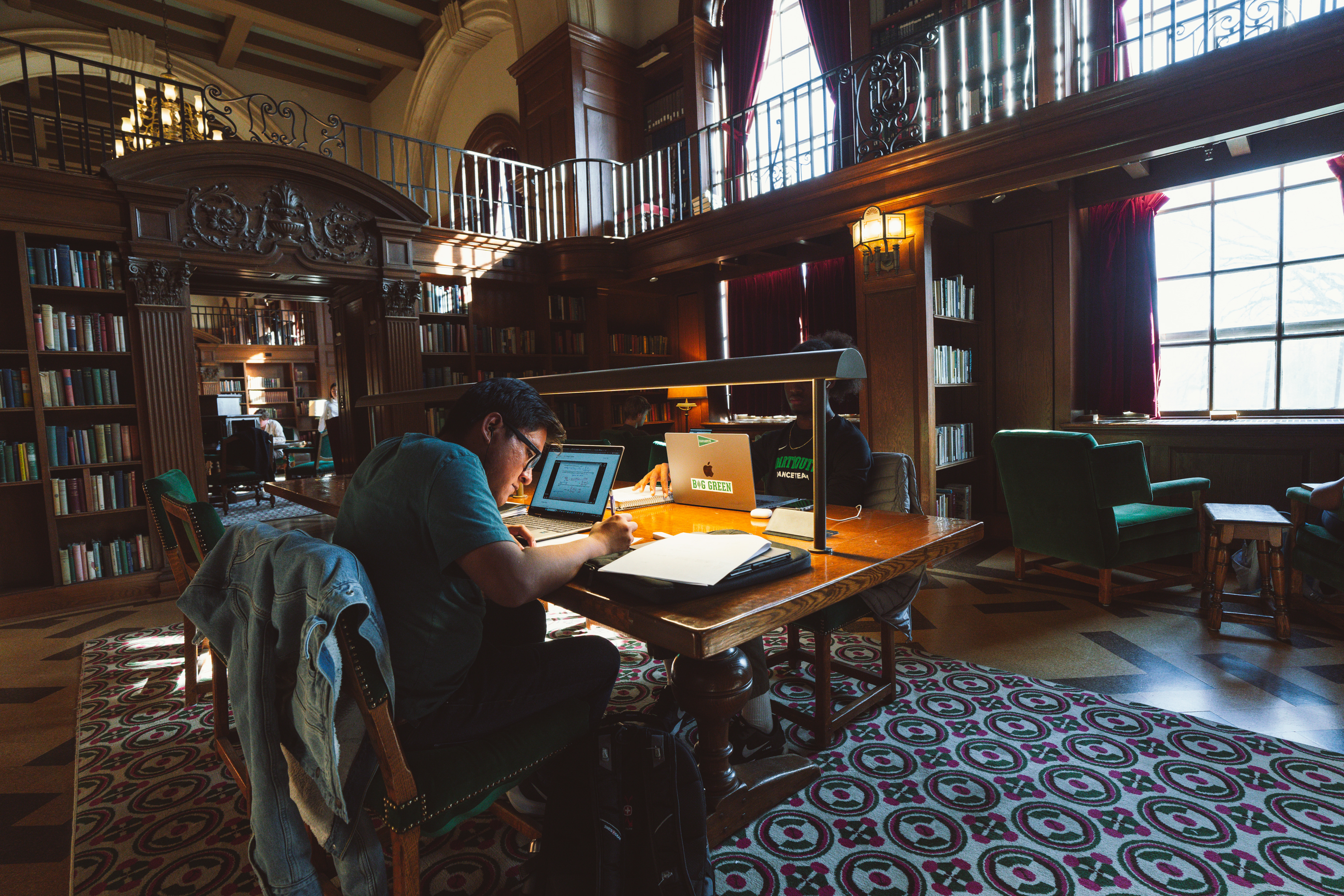 Students in the Tower Room