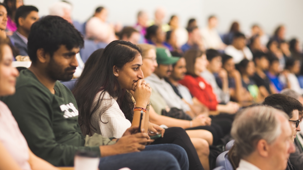 People in audience