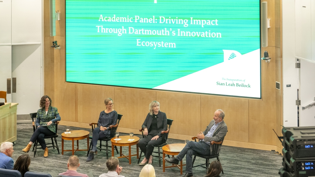 Dartmouth professors talking about innovation