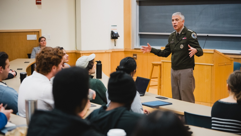 Paul Nakasone in "fireside chat."